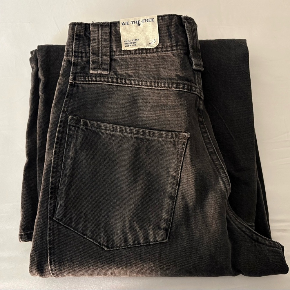 We The Free Dark Gray Relaxed Jeans